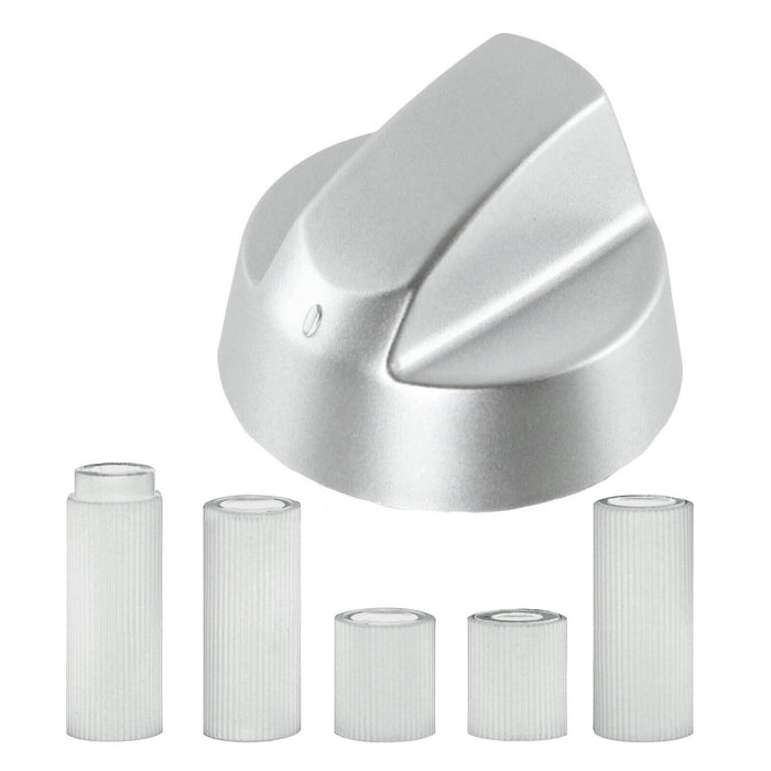 Air Fryer Knob Silver Switch Universal Dial Button Multi Cooker Mini Oven