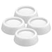 Anti Vibration Rubber Feet Appliance Furniture Non Slip Shock Absorber Pads (White, Pack of 4)