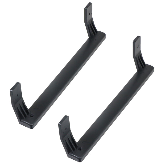 Door Handle Grab Bars for Beko CFP169 FFP167 Fridge Freezer 5907610700 (Silver / Black, 330mm, Pack of 2)