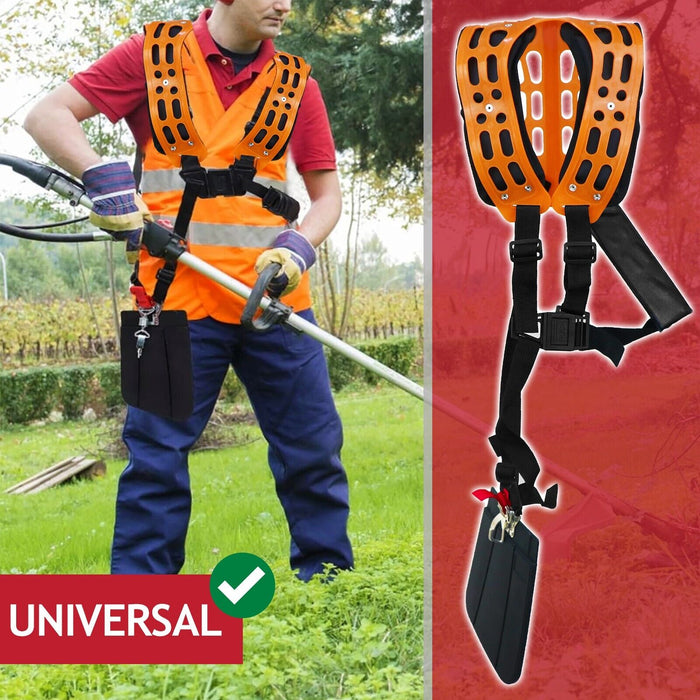 Safety Harness for Hyundai Brushcutter Strimmer Trimmer Heavy Duty Padded Support (One Size)