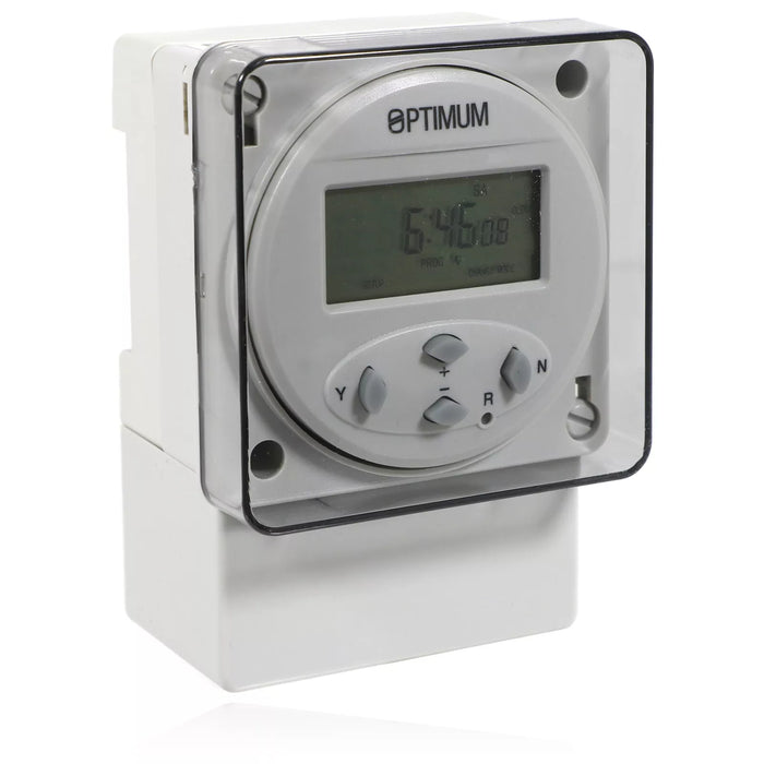 Digital Timeswitch Universal Programme 7 Day / 24 Hour Daily Single Ch Time Switch Tactic Grasslin OP-TS371.1