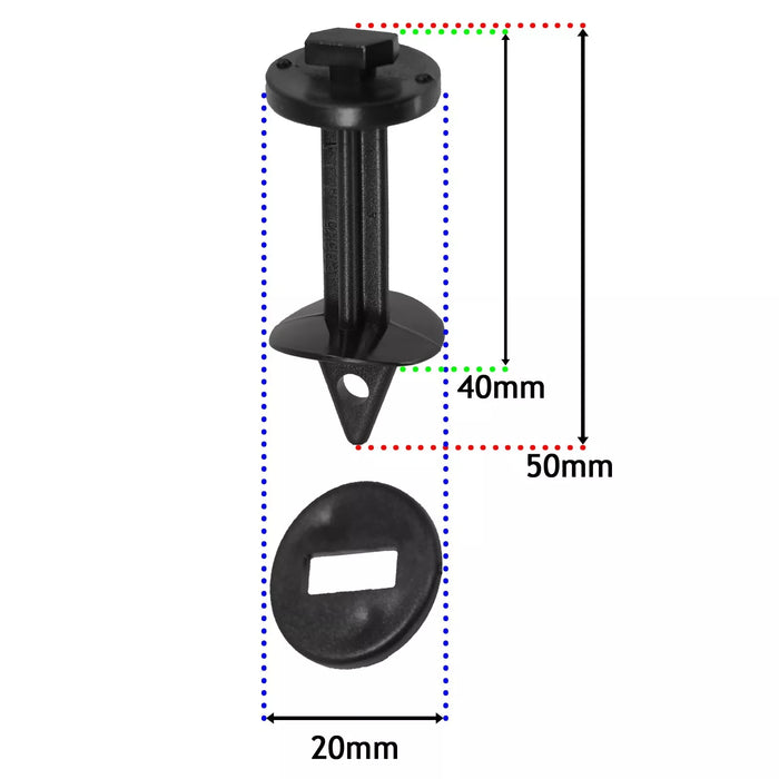 Greenhouse Insulation Shading Fixers Bubble Wrap PVC Plastic Frame Clips (Pack of 60)