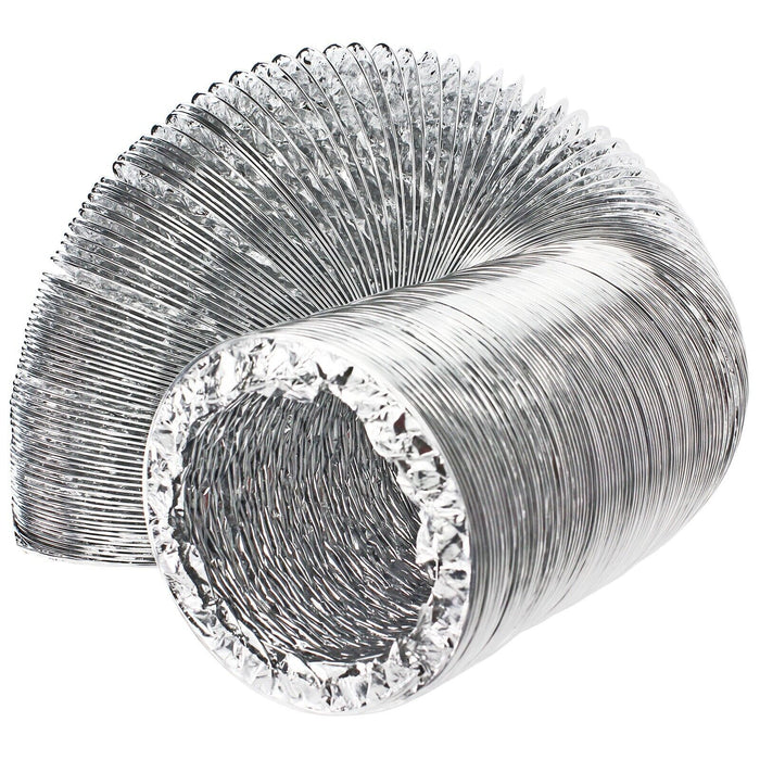 5m Aluminium Flexible Vent Hose Exhaust Pipe for Indesit Tumble Dryer 4" / 100mm Diameter