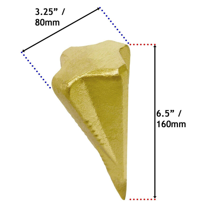 Log Splitter Wood Splitting Axe Wedge Maul Grenade Fire Timber Spike Bomb (Pack of 4)