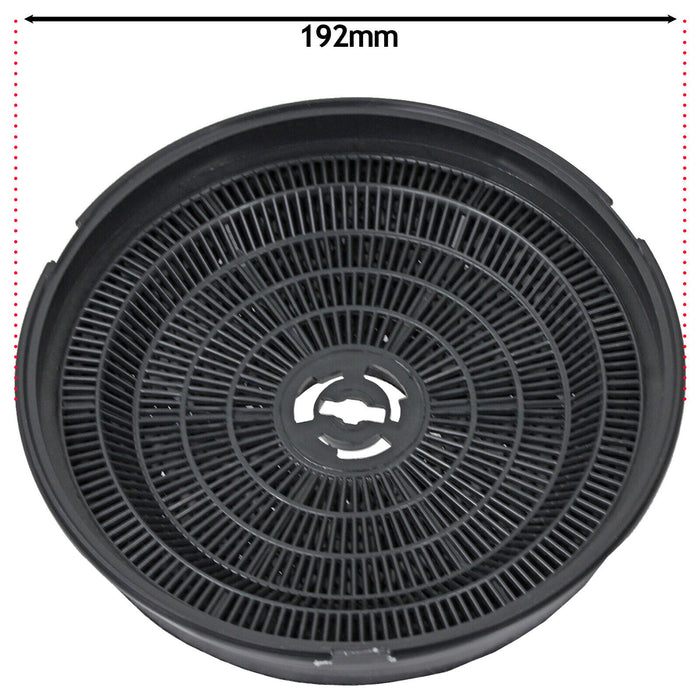 Hoover Cooker Hood Carbon Filter Round 192 x 35mm Extractor Vent Fan CP180