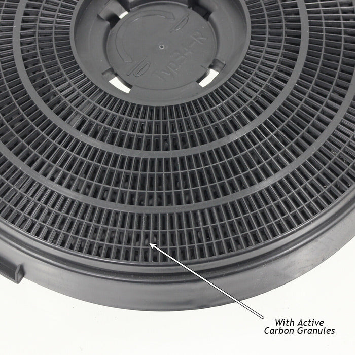 Carbon Filter for ELICA Charcoal Cooker Hood Round Fan Vent Type 34 260 mm x 50 mm