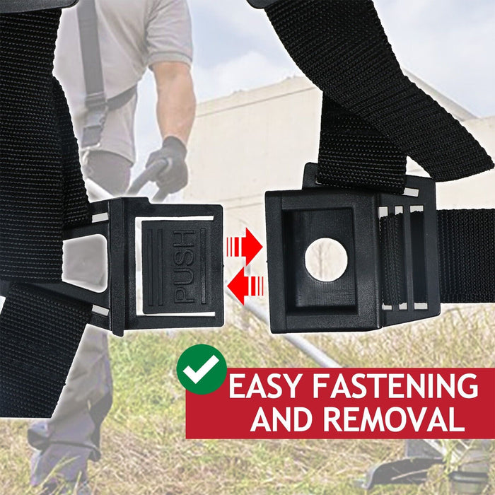 Safety Harness for Qualcast Brushcutter Strimmer Trimmer Heavy Duty Padded Support (One Size)