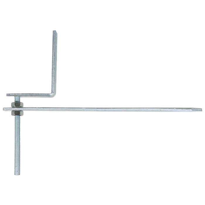 Gutter Rise & Fall Bracket Universal Galvanised Steel Adjustable Fascia Support Kit (Pack of 10)