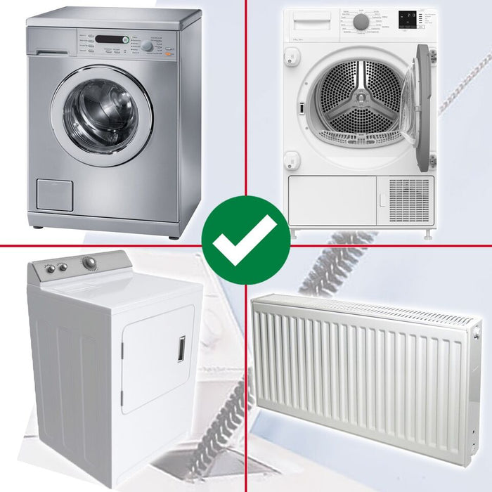 Long Reach Cleaning Brush Radiator Washing Machine Tumble Dryer Lint Dust Tool