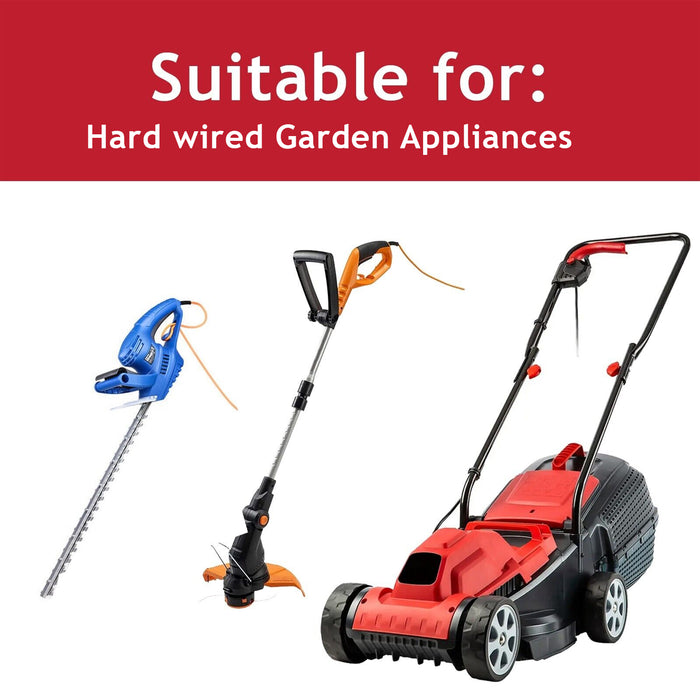 Power Cable for Gardena Lawnmower Strimmer Hedge Trimmer 12M Mains Lead Plug