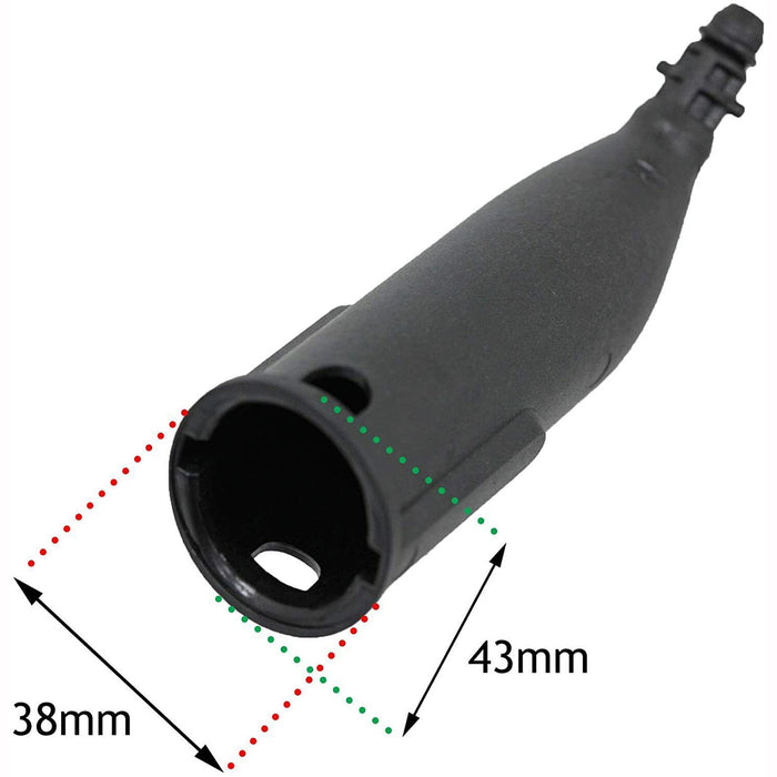 Jet Spray Nozzle with Nylon + Wire Brushes for KARCHER SC1 SC2 SC3 SC4 SC5 Steam Cleaner Detail Attachment