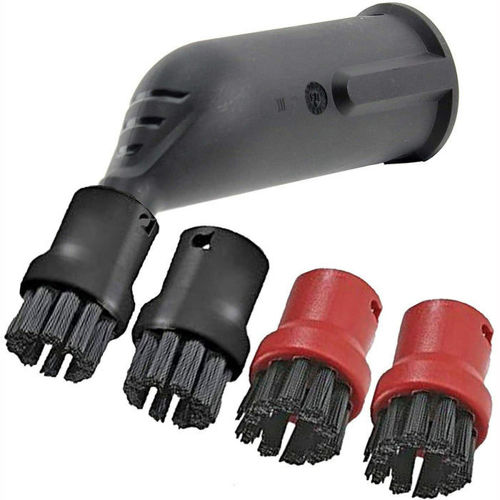 Jet Spray Nozzle + Nylon Brushes for KARCHER SC1 SC2 SC3 SC4 SC5 Steam Cleaner Detail Attachment
