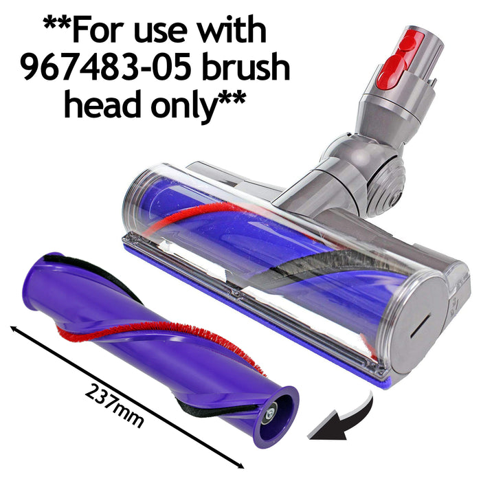 Brushroll Bar + Washable Filter for Dyson V10 SV12 Cyclone Cordless Vacuum Brush Roll Roller 237mm