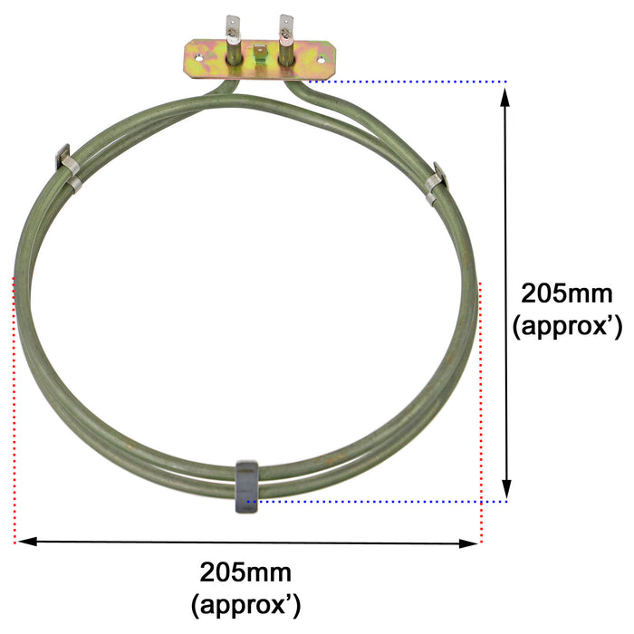 2100W Heater Element compatible with Beko Fan Oven / Cooker