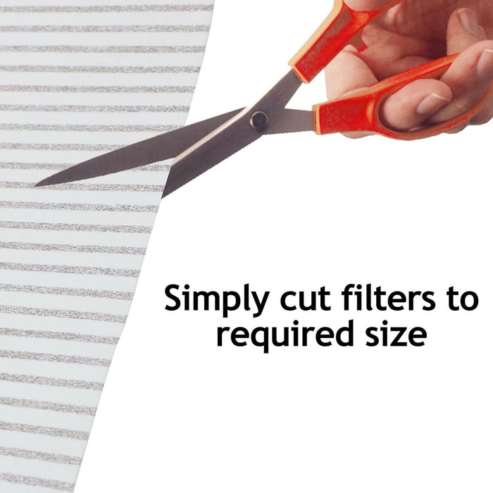 Large Cooker Hood Grease Filters for SMEG Vent Extractor Fans (2 x Filter, Cut to Size - 100 cm x 47 cm)