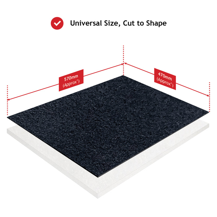 UNIVERSAL Vent Filters for Cooker Hood Extractor Fan Grease Foam Filter