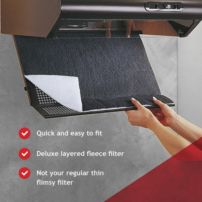 UNIVERSAL Vent Filters for Cooker Hood Extractor Fan Grease Foam Filter