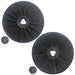 Carbon Charcoal Vent Filters for Creda Cooker Extractor Hood (Pack of 2)