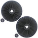 Carbon Charcoal Vent Filters for Electrolux Cooker Extractor Hood (Pack of 2)