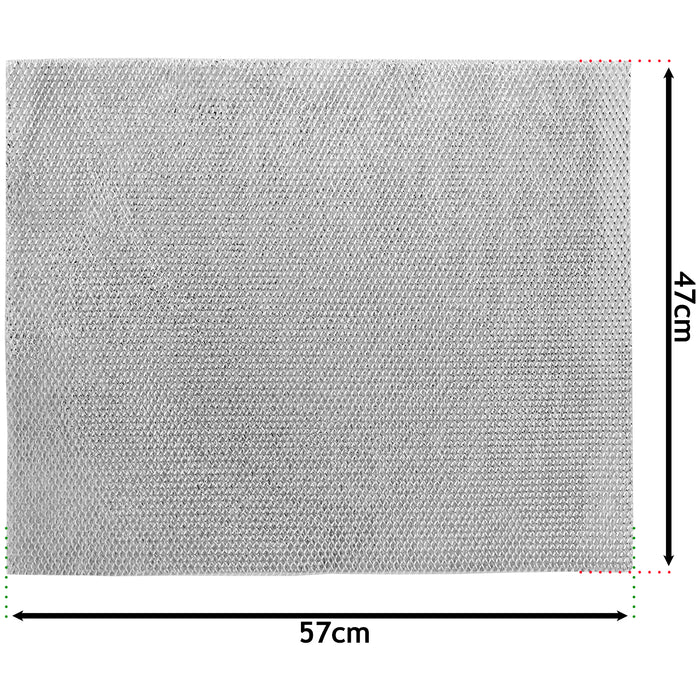 UNIVERSAL Cooker Hood Filter Mesh Grease Extractor Fan Vent Filters Metal 57 x 47cm x 2