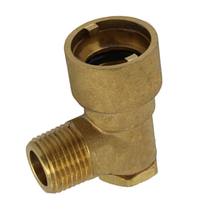 Gas Supply Hose Socket 1/2" Oven Cooker Angled Bayonet Socket Brass Connector (Pack of 2)