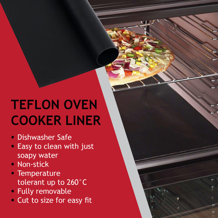 Oven Liner Adjustable Shelf UNIVERSAL Extendable Locking Rack + 2 x liners