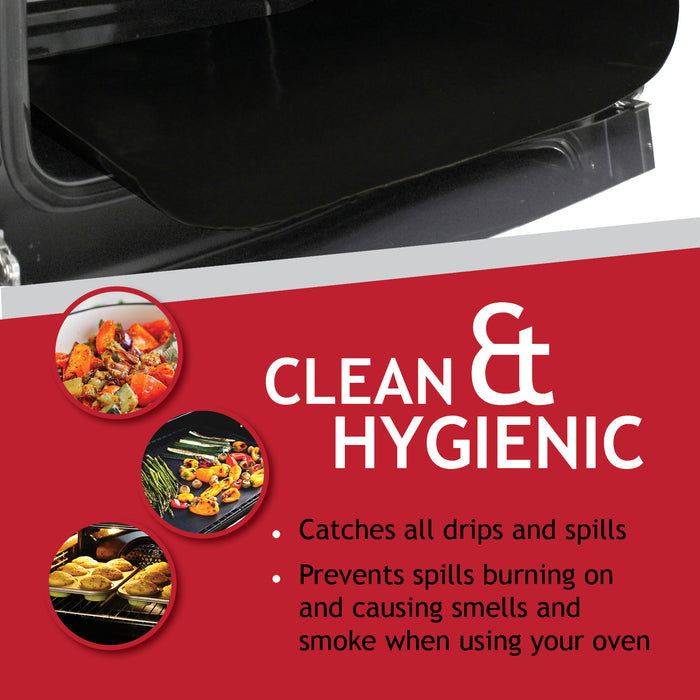 Universal Teflon Oven Cooker Liner Non Stick Heavy Duty Lining (Pack of 4)