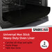 Universal Teflon Oven Cooker Liner Non Stick Heavy Duty Lining Pack of 2 Liners Black
