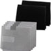 Cooker Hood Filter for DE DIETRICH Vent Extractor Fan Carbon + Grease Filters Kit (4 x Grease + 2 x Carbon Filters)
