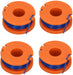 2.5m Line & Spool for BAUKER CGT18LW Strimmer Trimmer (Pack of 4)