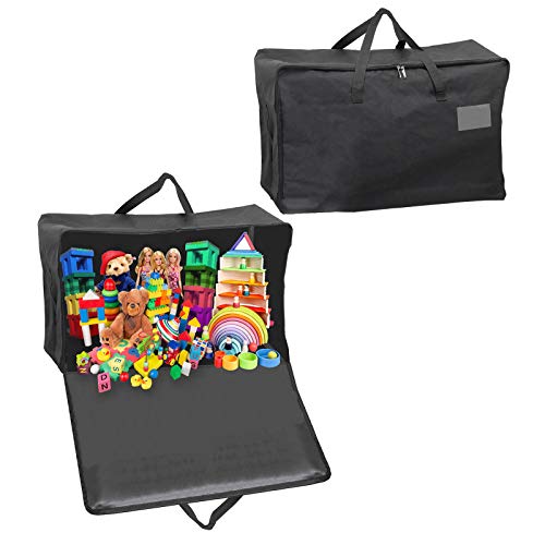 Extra Large Canvas Fabric Toy Games Teddy Bear Organiser Storage Bag