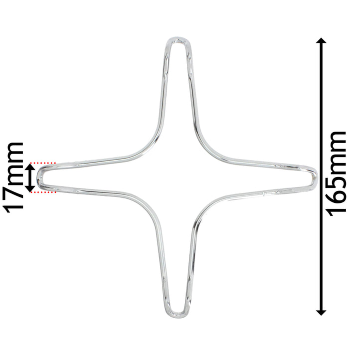 Gas Hob Pan Support Moka Trivet Stand (Medium 165mm Pack of 2)