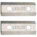 Metal Blades for Garden Shredders LE0L02 64mm