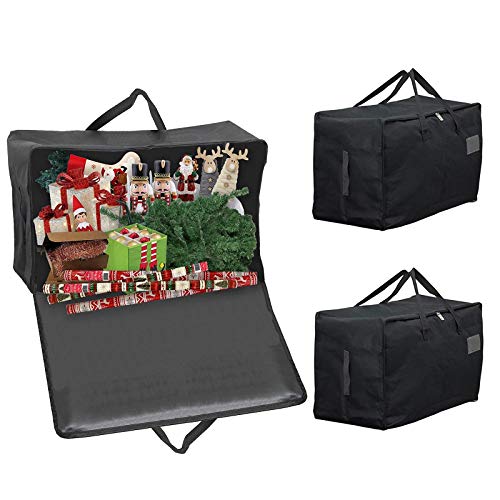 Extra Large Canvas Fabric Christmas Decorations Bag Xmas Tree Organiser Storage Bag