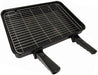 UNIVERSAL Medium Grill Pan, Rack & Dual Detachable Handles with Adjustable Shelf for Oven Cookers