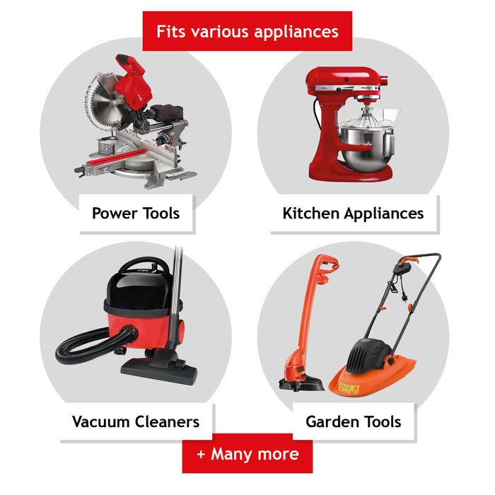 Power Cable for Jigsaw Mains Power Lead (UK Plug, Black, 8.4m)