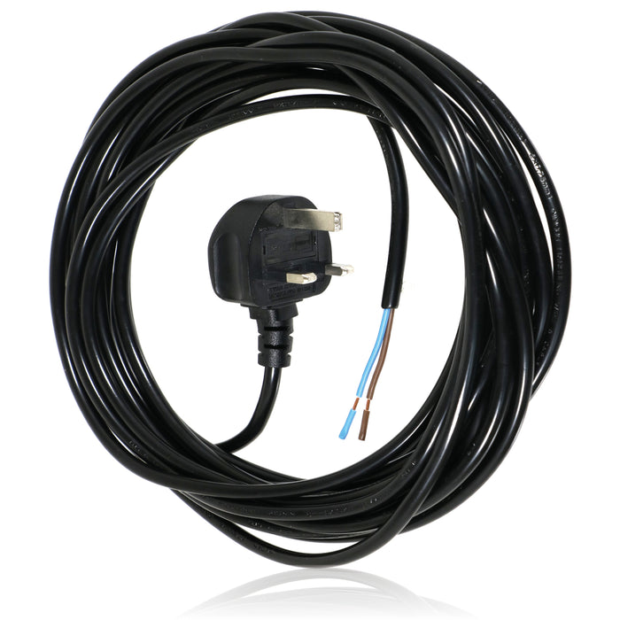 Power Cable for Blender Juicer Mains Power Lead (UK Plug, Black, 8.4m)