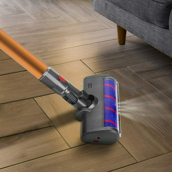 Soft Roller Hard Floor Turbine Tool for Dyson V7 SV11 Vacuum + Orange Rod Wand