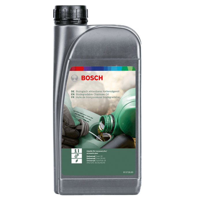 Bosch Qualcast Chainsaw Chain Saw Oil Lubricant 1 Litre Bottle 2607000181 x 2 Bottles