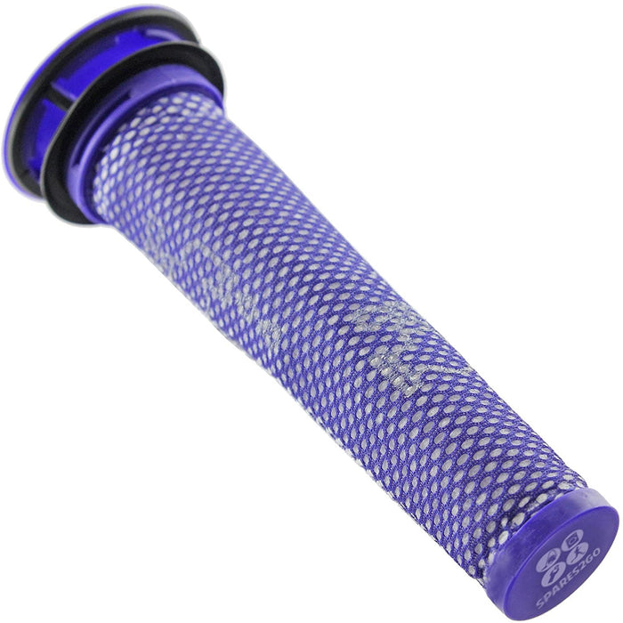 Washable Pre-Motor Stick Filter + Trigger Lock for Dyson V7 Vacuum Cleaner (Pack of 2 Filters)