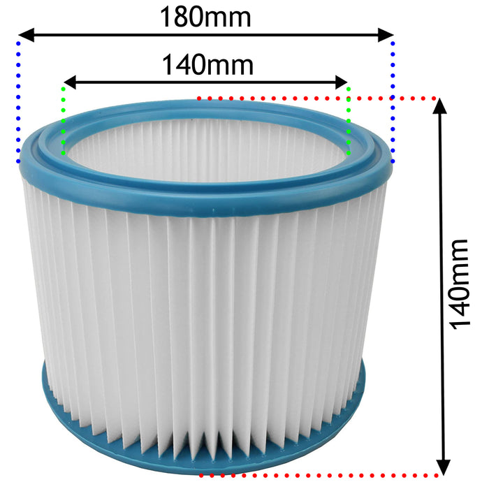Motor Filter Cartidge for NILFISK ALTO ATTIX Series Vacuum Cleaner