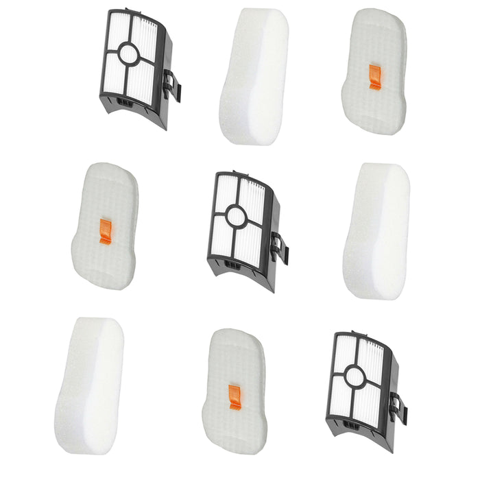 Filter Kit for SHARK HZ500 HZ500UKT Vacuum Foam Felt & Post Motor Filters (3 of Each)