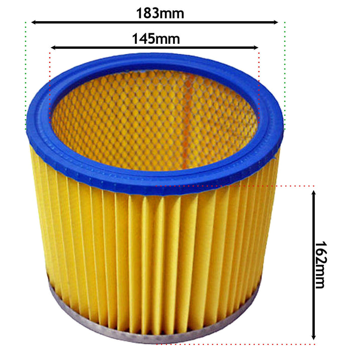 Filtro Sostitutivo Per Aquavac Early - Compatibile Con Morphy Richards E Goblin - 160x180 Mm
