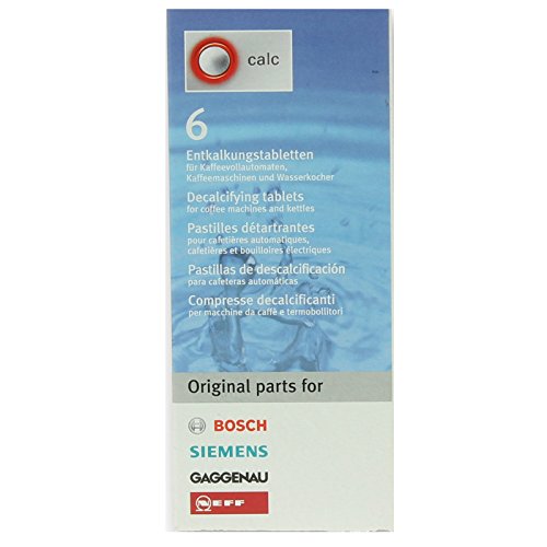 Genuine BOSCH Descaler Tablets for Jack Stonehouse Coffee Machine (3x Packs of 6)