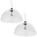 Squirrel Baffle Dome Adjustable Hook Bird Feeder Hanging Guard (Pack of 2)