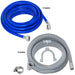 Fill Hose + Drain Hose Extension Set for BRANDT CATA CDA Washing Machine & Dishwasher 5m + 5m (+ PTFE Tape)