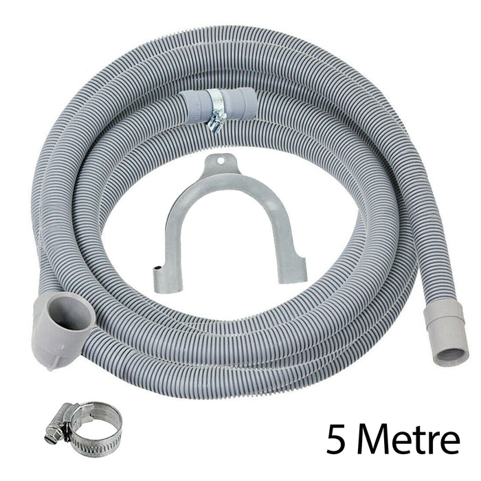 Fill Hose + Drain Hose Extension Set for SMEG SERVIS SWAN Washing Machine & Dishwasher 5m + 5m