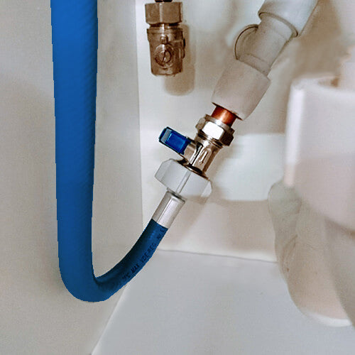 5m Cold Water Fill Hose for MIELE Dishwasher & Washing Machine (Extra Long 5 metres, Blue)