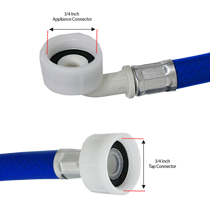5m Cold Water Fill Hose for LOGIK CURRYS ESSENTIALS MATSUI Dishwasher & Washing Machine (Extra Long 5 metres, Blue)