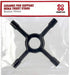 Gas Hob Ceramic Pan Support Moka Trivet Stand in packet